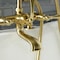 Kingston Brass AE203T7 7-Inch Tub Faucet with Hand Shower, Brushed Brass AE203T7 - alternate 6